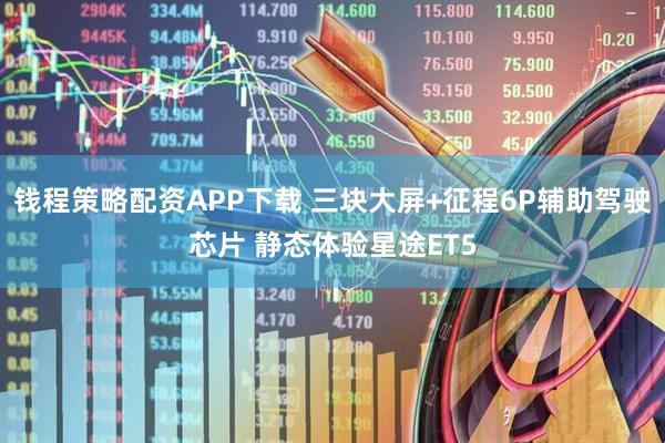 钱程策略配资APP下载 三块大屏+征程6P辅助驾驶芯片 静态体验星途ET5